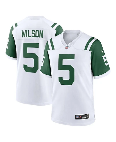 Nike Men's Garrett Wilson White New York Jets Classic Alternate Game Jersey
