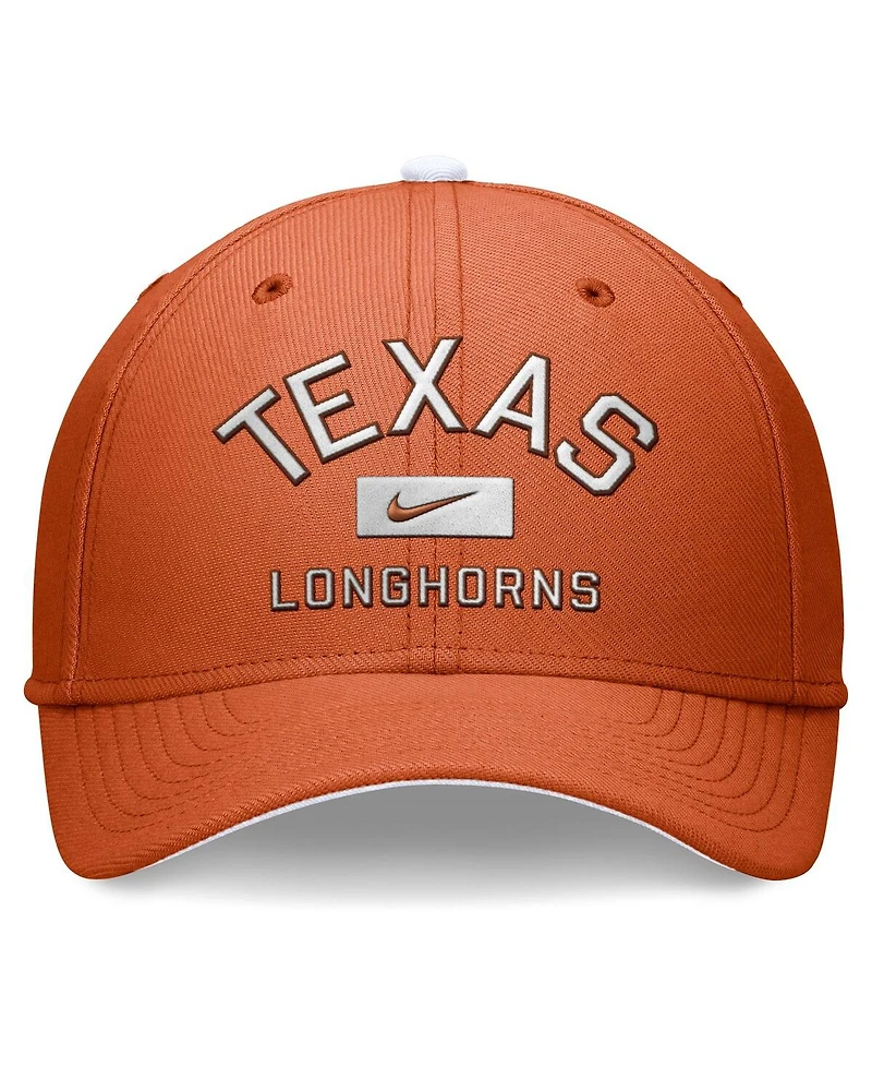 Nike Men's Texas Orange Texas Longhorns Primetime Swoosh Flex Hat