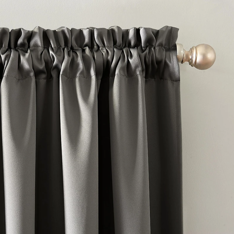 Oslo Theater Grade Extreme 100% Blackout Rod Pocket Curtain Panel