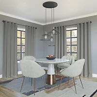 Oslo Theater Grade Extreme 100% Blackout Grommet Curtain Panel