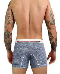 Mosmann Australia Men's Blue Geo Trunks