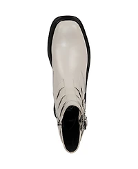 Franco Sarto Women's Argo Square Toe Buckle Booties