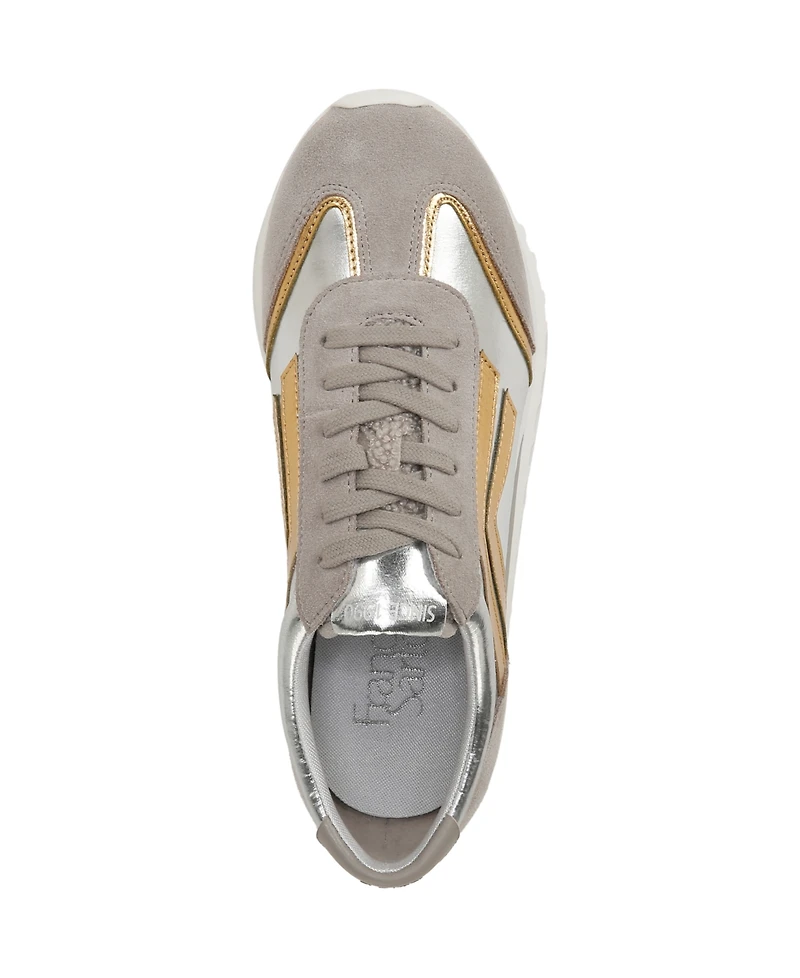 Franco Sarto Women's Matera Retro Lace Up Jogger Sneakers