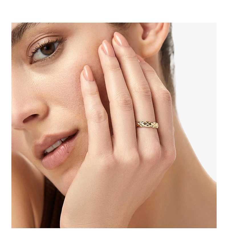 Ana Luisa Quilted Ring - Zeta