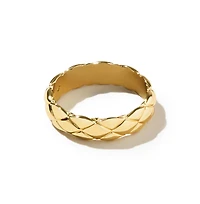 Ana Luisa Quilted Ring - Zeta