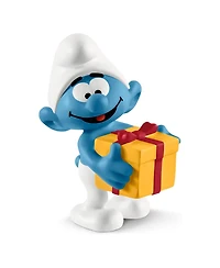 Schleich Smurf With Present Figure 20816