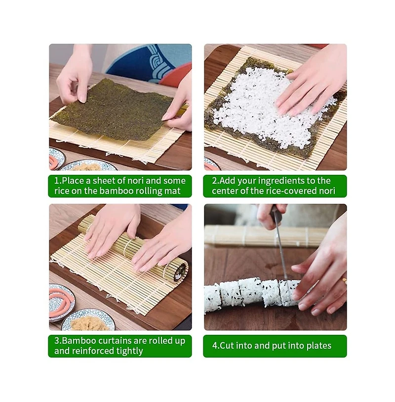 Cowin Sushi Making Kit Beginner Sushi Kit Diy