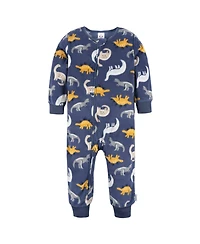 Gerber Baby Boys Baby Footless Fleece Pajamas, 3-Pack