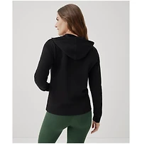 Pact Women's Organic Cotton Cloud Brushed Fleece Zip Hoodie