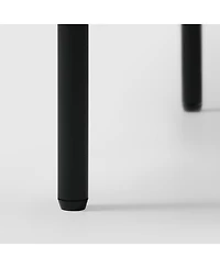 WestinTrends Mid-Century Modern Upholstered Sherpa Round Dining Chairs (Set of