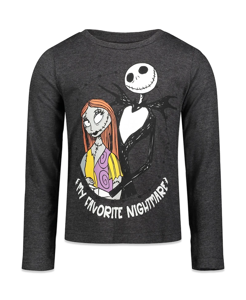 Disney Girls 2 Pack Long Sleeve T-Shirts to (18 Months - 14-16)