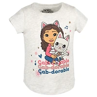 Gabby's Dollhouse Toddler Girls Dreamworks Gabbys Pandy Paws 3 Pack T-Shirts