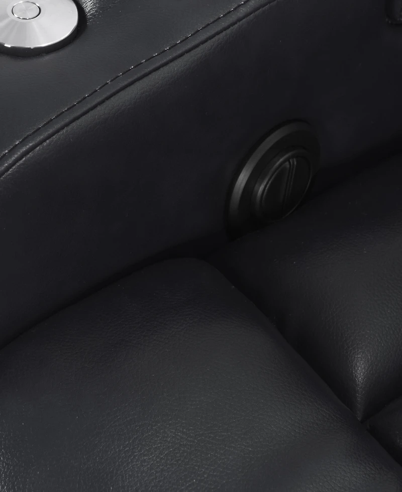 Abbyson Living 38" Polyurethane Leather Power Recliner