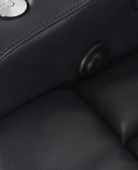 Abbyson Living 38" Polyurethane Leather Power Recliner