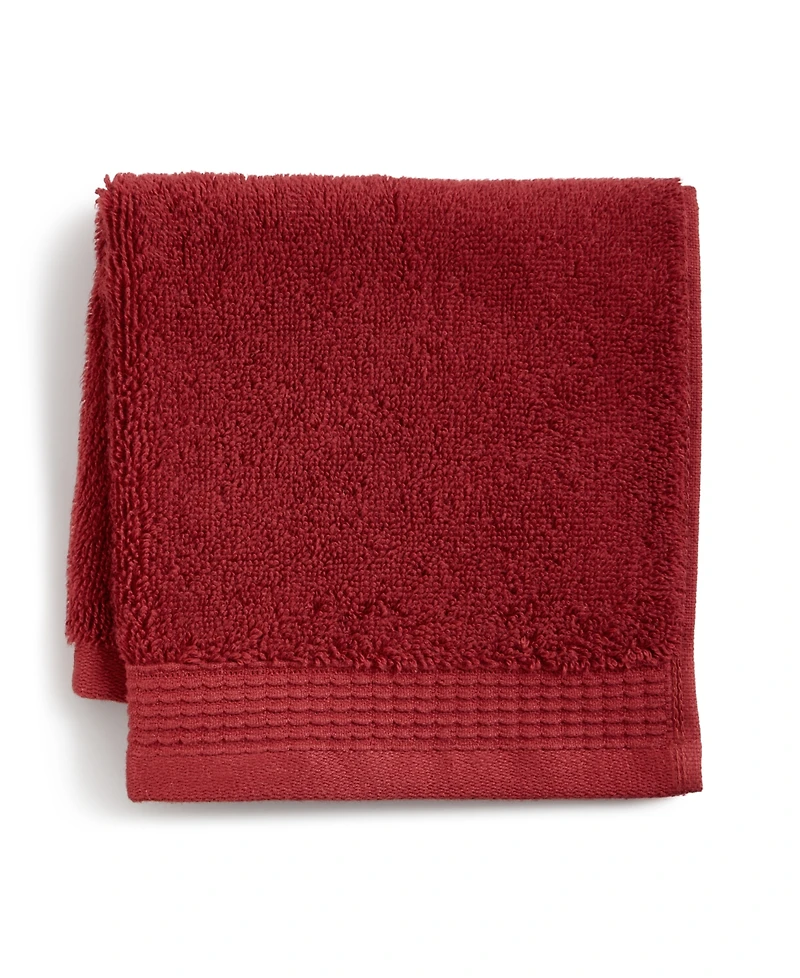 Charter Club Signature Washcloth, 13" x 13", Exclusively at Macy's