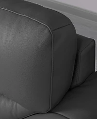 Abbyson Living 70" Top Grain Leather Loveseat