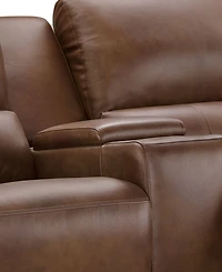 Abbyson Living 78" Leather Power Reclining Loveseat
