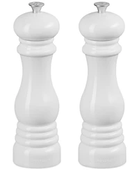 Le Creuset 8" Salt and Pepper Mill Set, Flame