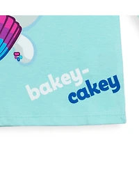 Gabby's Dollhouse Little Girls Dreamworks Gabbys MerCat Cakey Cat Kitty Fairy Pandy Paws 2 Pack T-Shirts