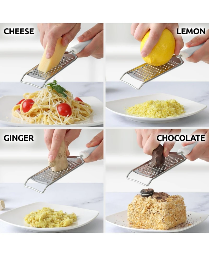 Professional Stainless Steel Flat Handheld Cheese Grater