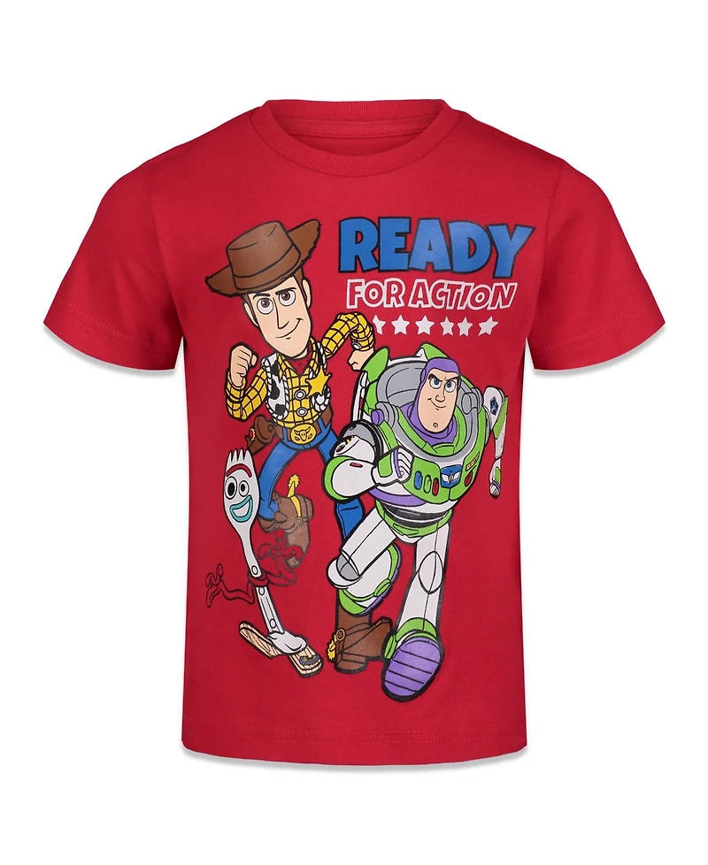 Toy Story Toddler Boys 4 Pack T-Shirts