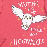 Harry Potter Baby Girls Hedwig 3 Pack Long Sleeve Swaddle Sleeper Gown