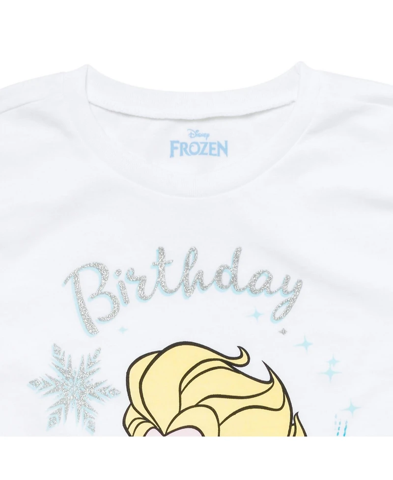 Frozen Toddler Girls Elsa Birthday T-Shirt to