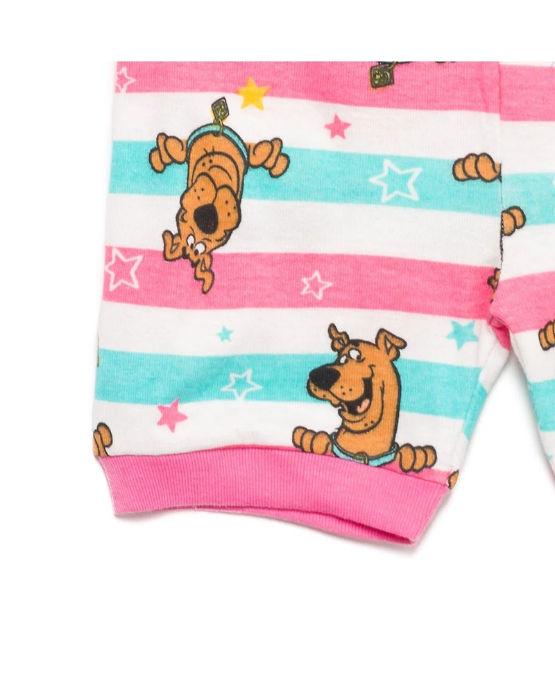 Scooby Doo Little Girls Warner Bros. Pullover Pajama Shirt and Shorts Sleep Set