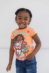 Moana Baby Girls 3 Pack T-Shirts