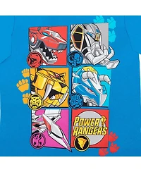 Power Rangers Toddler Boys Red Yellow Blue Black Pink 3 Pack T-Shirts to