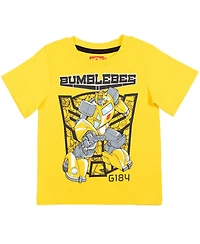 Transformers Boys Bumblebee Optimus Prime 3 Pack T-Shirts to