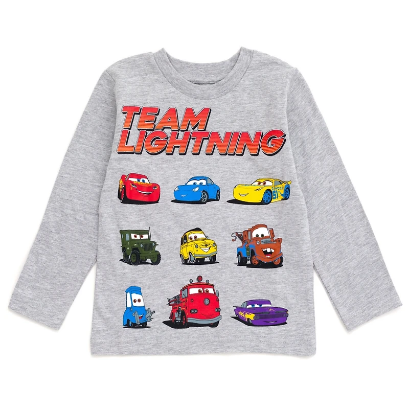 Disney Toddler Boys Toy Story Cars Lion King Guard Mickey Mouse 2 Pack Cosplay Long Sleeve T-Shirts to