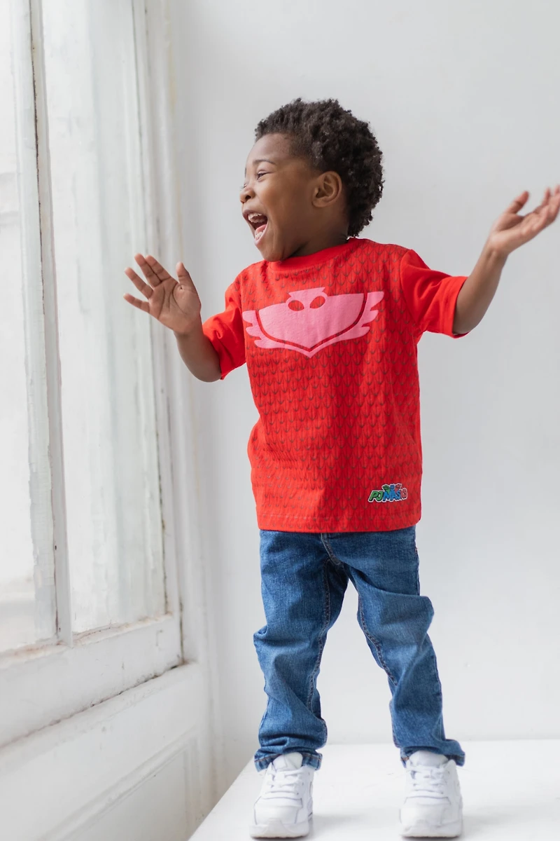 Pj Masks Toddler Boys 3 Pack T-Shirts
