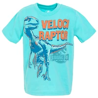 Jurassic Park Boys World Dinosaur T-Rex 4 Pack T-Shirts