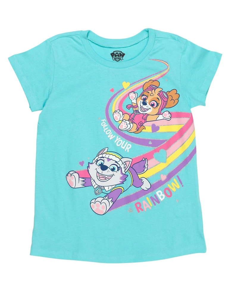 Paw Patrol Girls Skye 3 Pack T-Shirts to