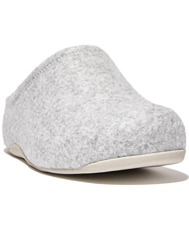 FitFlop Women's Shuv Cushy Felt Clog Slip-On Slippers