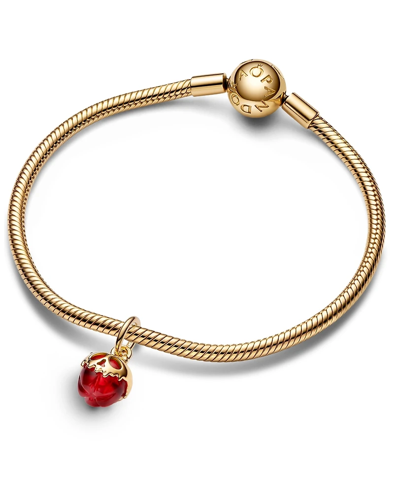 Pandora 14K Gold-Plated Disney Villains Evil Queen Apple Dangle Charm