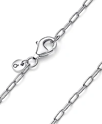 Pandora Sterling Silver Elongated Link Chain Necklace