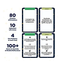 Mindful Reflections: 80 Psychologist-Designed Affirmation Cards with Action Plans - Transform Your Life with Daily Mindfulness Practice
