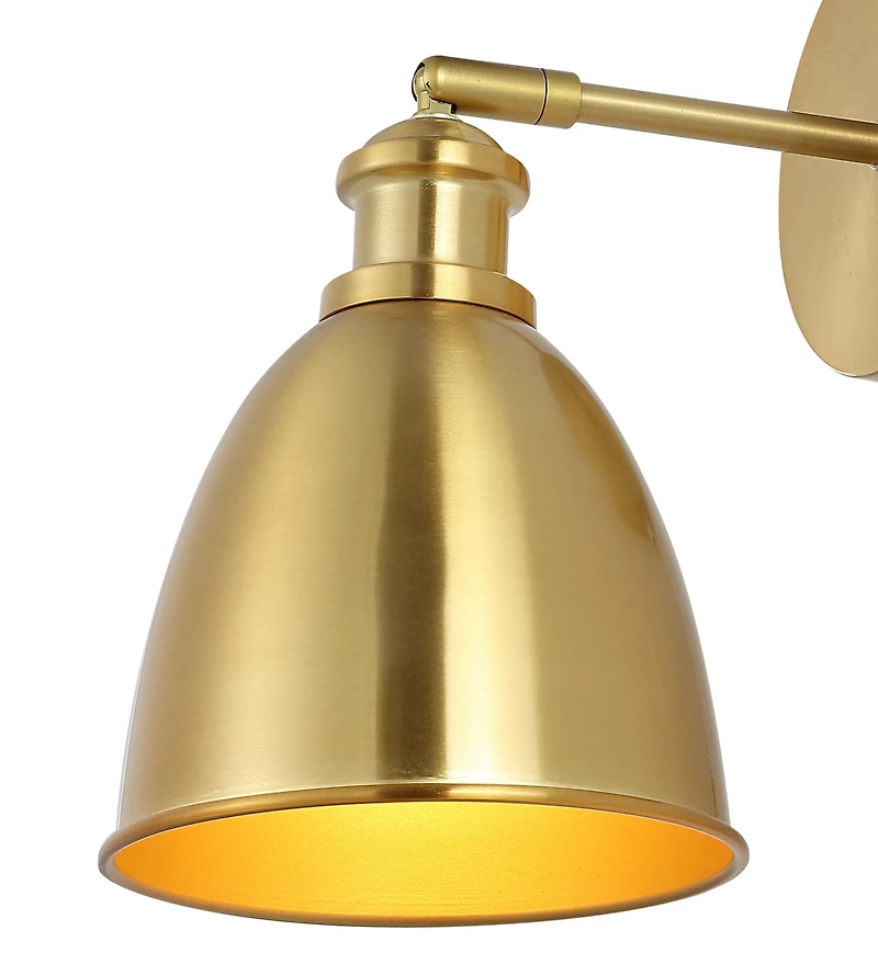 Jonathan Y Hudson Farmhouse Bohemian Iron Led Sconce (Set of 2)