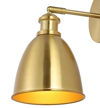 Jonathan Y Hudson Farmhouse Bohemian Iron Led Sconce (Set of 2)