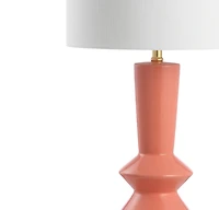 Jonathan Y Ziggy Ceramiciron Contemporary Glam Led Table Lamp