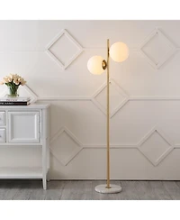 Jonathan Y Oscar Modern Parisian Candlestick Iron Led Floor Lamp