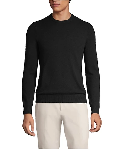 Lands' End Big & Tall Fine Gauge Cashmere Sweater