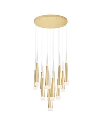 Cwi Lighting 18" Metal Andes Led Multi Light Pendant
