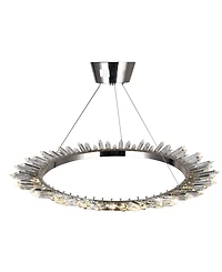Cwi Lighting 4" Metal Arctic Queen Led Up Chandelier
