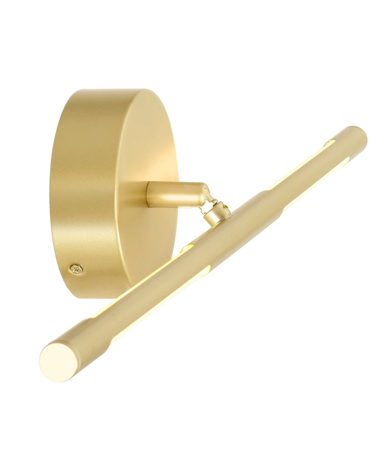 Cwi Lighting 5" Metal Oskil Led Wall Light
