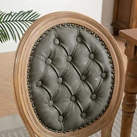 Streamdale Furniture Luxurious French Dining Chairs with Pull-Ups and Solid Wood Frame