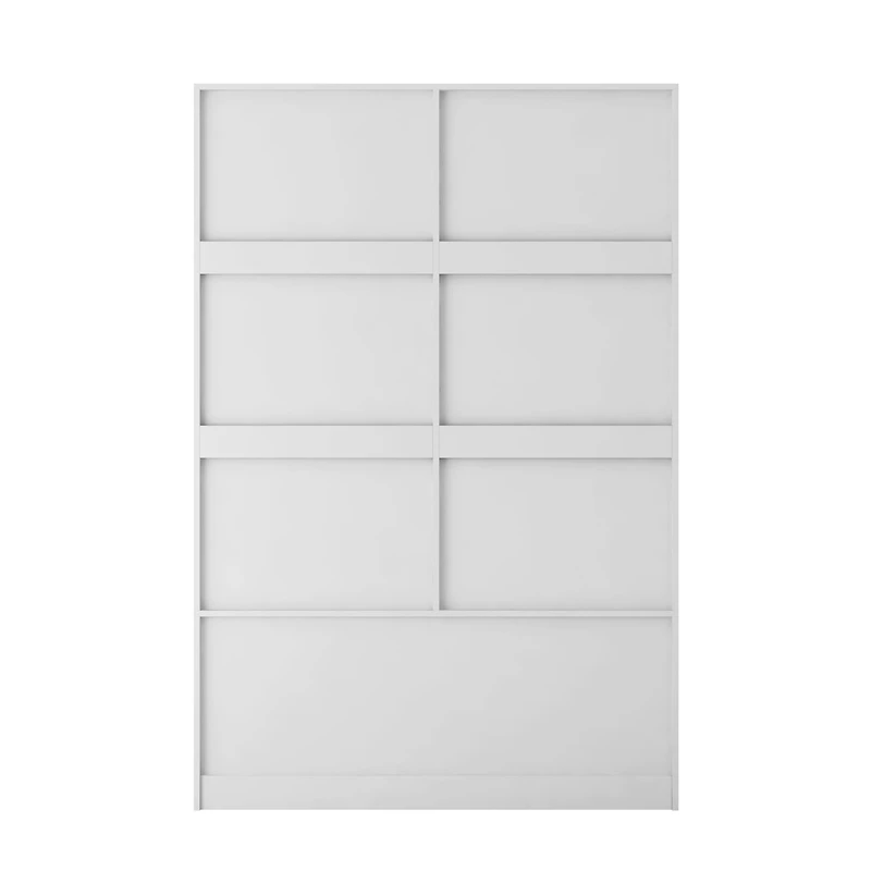 Streamdale Modern 4-Drawer 4-Shelf Sliding Barn Door Wardrobe Armoire