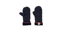 Muk Luks Women's Marled Chunky Stitch Mitten